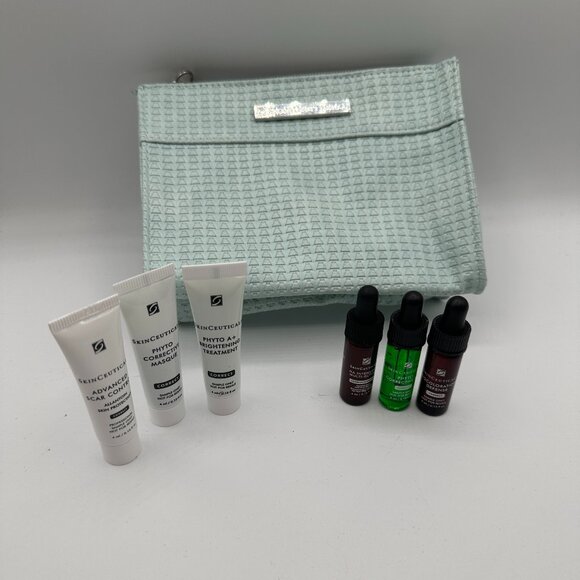 Medical Grade Deluxe Skin Care Samples + Makeup Bag
